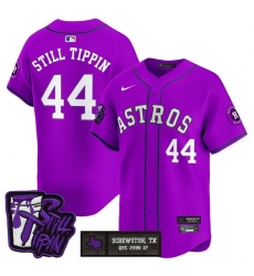 Men Houston Astros 44 Still Tippin DJ Screw Still Tippin Purple Patch Vapor Limited Stitched Baseball Jersey Men Houston Astros 44 Still Tippin DJ Screw Still Tippin Purple Patch Vapor Limited Stitched Baseball Jersey