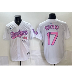 Men Los Angeles Dodgers 17 Shohei Ohtani White 2025 Hello Kitty Vapor Limited Stitched Baseball Jersey Men Los Angeles Dodgers 17 Shohei Ohtani White 2025 Hello Kitty Vapor Limited Stitched Baseball Jersey
