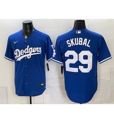 Men Los Angeles Dodgers 29 Tarik Skubal Royal Cool Base Stitched Baseball Jersey Men Los Angeles Dodgers 29 Tarik Skubal Royal Cool Base Stitched Baseball Jersey