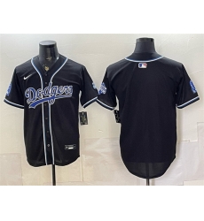 Men Los Angeles Dodgers Blank B2B Champs 2026 Black Out Style Vapor Limited Stitched Baseball Jersey