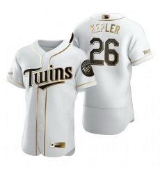 Minnesota Twins 26 Max Kepler White Nike Mens Authentic Golden Edition MLB Jersey