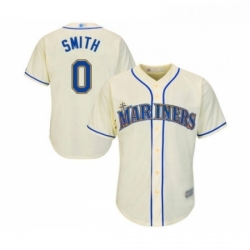 Youth Seattle Mariners 0 Mallex Smith Replica Cream Alternate Cool Base Baseball Jersey 