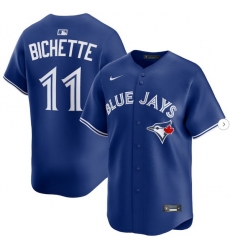 Men Toronto Blue Jays 11 Bo Bichette Royal Cool Base Stitched Baseball Jersey Men Toronto Blue Jays 11 Bo Bichette Royal Cool Base Stitched Baseball Jersey