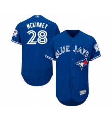 Mens Toronto Blue Jays 28 Billy McKinney Royal Blue Alternate Flex Base Authentic Collection MLB Jersey