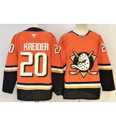 Men Anaheim Ducks 20 Chris Kreider Orange 2026 Home Stitched Hockey Jersey Men Anaheim Ducks 20 Chris Kreider Orange 2026 Home Stitched Hockey Jersey