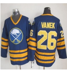 Buffalo Sabres #26 Thomas Vanek Navy Blue CCM Throwback Stitched NHL Jersey