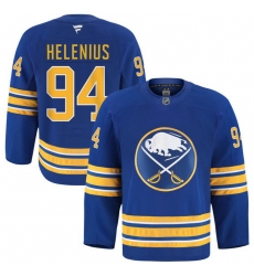 Men Buffalo Sabres  94 Konsta Helenius Blue Stitched Hockey Jersey