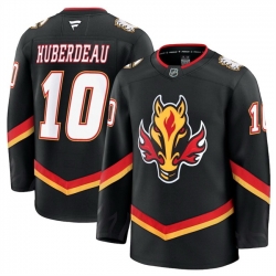 Men Calgary Flames Active Player Custom Black 2024 25 Alternate Stitched Hockey Jersey