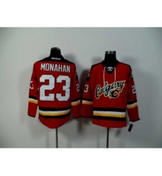 nhl jerseys calgary flames 23 monahan red[2015 new]