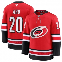 Men Carolina Hurricanes Active Player Custom Red 2024 25 Alternate Stitched Hockey Jersey