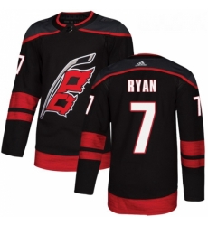 Youth Adidas Carolina Hurricanes 7 Derek Ryan Premier Black Alternate NHL Jersey 