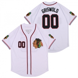 Blackhawks 00 Clark Griswold white Authentic Stitched Jerseys 1