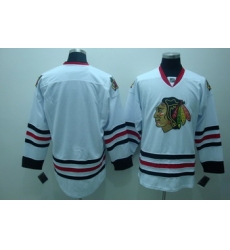 Chicago Blackhawks Blank White Jerseys