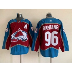 Men Colorado Avalanche 96 Mikko Rantanen Burgundy Stitched Jersey