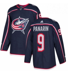 Mens Adidas Columbus Blue Jackets 9 Artemi Panarin Authentic Navy Blue Home NHL Jersey 