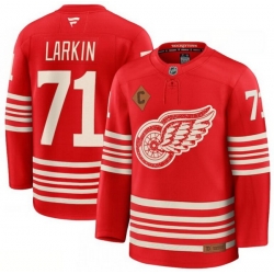 Men Detroit Red Wings 71 Dylan Larkin Red 2025 With C Patch Centennial Premium Stitched Hockey Jersey Men Detroit Red Wings 71 Dylan Larkin Red 2025 With C Patch Centennial Premium Stitched Hockey Jersey