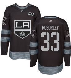 Kings #33 Marty Mcsorley Black 1917 2017 100th Anniversary Stitched NHL Jersey