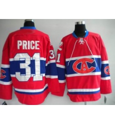 Hockey Montreal Canadiens #31 Carey Price Stitched Replithentic New CA Red Jersey