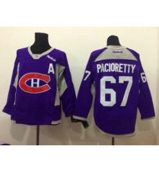 NHL Montreal Canadiens #67 Max Pacioretty purple jerseys