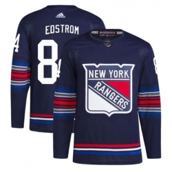 Men New York Rangers 84 Adam Edstrom Navy Stitched Jersey