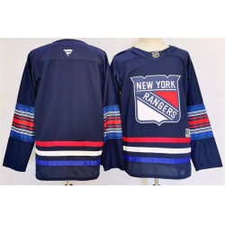 Men New York Rangers Blank Navy 2024 25 Stitched Jersey