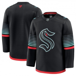 Men Seattle Kraken Blank Black Alternate Stitched Hockey Jersey Men Seattle Kraken Blank Black Alternate Stitched Hockey Jersey