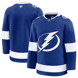 Men Tampa Bay Lightning Blank Blue 2024 25 Home Stitched Hockey Jersey