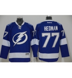 NHL Tampa Bay Lightning #77 HEDMAN blue Jerseys