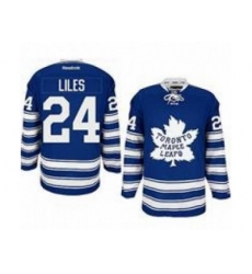 NHL Jerseys Toronto Maple Leafs #24 John-Michael Liles blue(2014 winter classic)