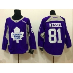 NHL Toronto Maple Leafs #81 Phil Kessel purple Jerseys