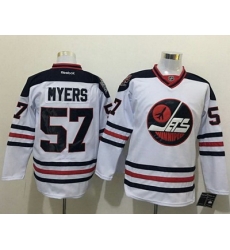 Jets #57 Tyler Myers White Heritage Classic Stitched NHL Jersey