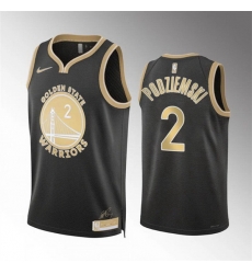 Men Golden State Warriors 2 Brandin Podziemski Black 2024 Select Series Stitched Basketball Jersey