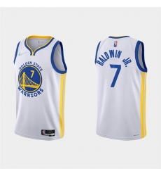 Men's Golden State Warriors #7 Patrick Baldwin Jr. 2022 White Stitched Basketball Jersey