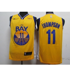 Warriors 11 Klay Thompson Blue 2020 New Nike Swingman Jersey