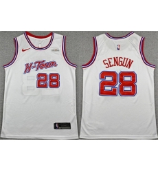Men Houston Rockets 28 Alperen Sengun White 2025 26 City Edition Stitched Jersey