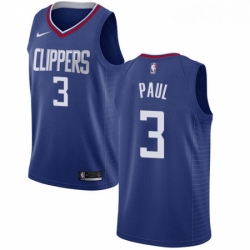 Womens Nike Los Angeles Clippers 3 Chris Paul Swingman Blue Road NBA Jersey Icon Edition 