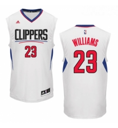 Youth Adidas Los Angeles Clippers 23 Louis Williams Authentic White Home NBA Jersey 