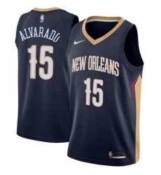 Men Jose Alvarado New Orleans Pelicans 15 Nike Swingman Navy Jersey