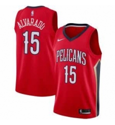 Men Jose Alvarado New Orleans Pelicans Nike Swingman 15 Red Jersey