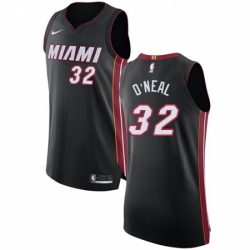Womens Nike Miami Heat 32 Shaquille ONeal Authentic Black Road NBA Jersey Icon Edition Womens Nike Miami Heat 32 Shaquille ONeal Authentic Black Road NBA Jersey Icon Edition