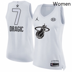 Womens Nike Miami Heat 7 Goran Dragic Swingman White 2018 All Star Game NBA Jersey Womens Nike Miami Heat 7 Goran Dragic Swingman White 2018 All Star Game NBA Jersey