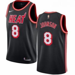 Womens Nike Miami Heat 8 Tyler Johnson Authentic Black Black Fashion Hardwood Classics NBA Jersey  Womens Nike Miami Heat 8 Tyler Johnson Authentic Black Black Fashion Hardwood Classics NBA Jersey