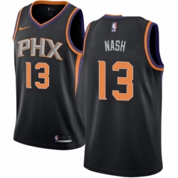 Youth Nike Phoenix Suns 13 Steve Nash Swingman Black Alternate NBA Jersey Statement Edition