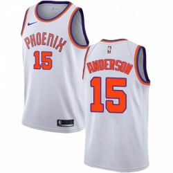 Youth Nike Phoenix Suns 15 Ryan Anderson Swingman White NBA Jersey Association Edition 