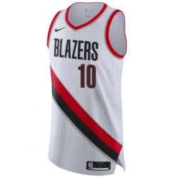 Men Portland Blazer Justin Minaya #10 White City Edition jersey