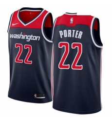 Mens Nike Washington Wizards 22 Otto Porter Swingman Navy Blue NBA Jersey Statement Edition 