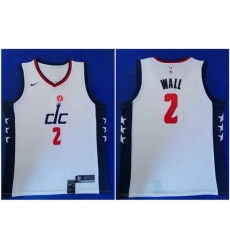 Wizards 2 John Wall White 2019 20 City Edition Nike Swingman Jersey