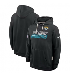 Men Jacksonville Jaguars Black Sideline Standard Issue Top Prospect Dri FIT Hoodie Men Jacksonville Jaguars Black Sideline Standard Issue Top Prospect Dri FIT Hoodie