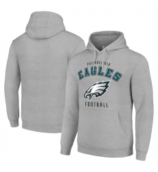 Men Philadelphia Eagles Grey Pullover Hoodie Men Philadelphia Eagles Grey Pullover Hoodie