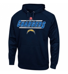 NFL Los Angeles Chargers Majestic Synthetic Hoodie Sweatshirt Navy Blue